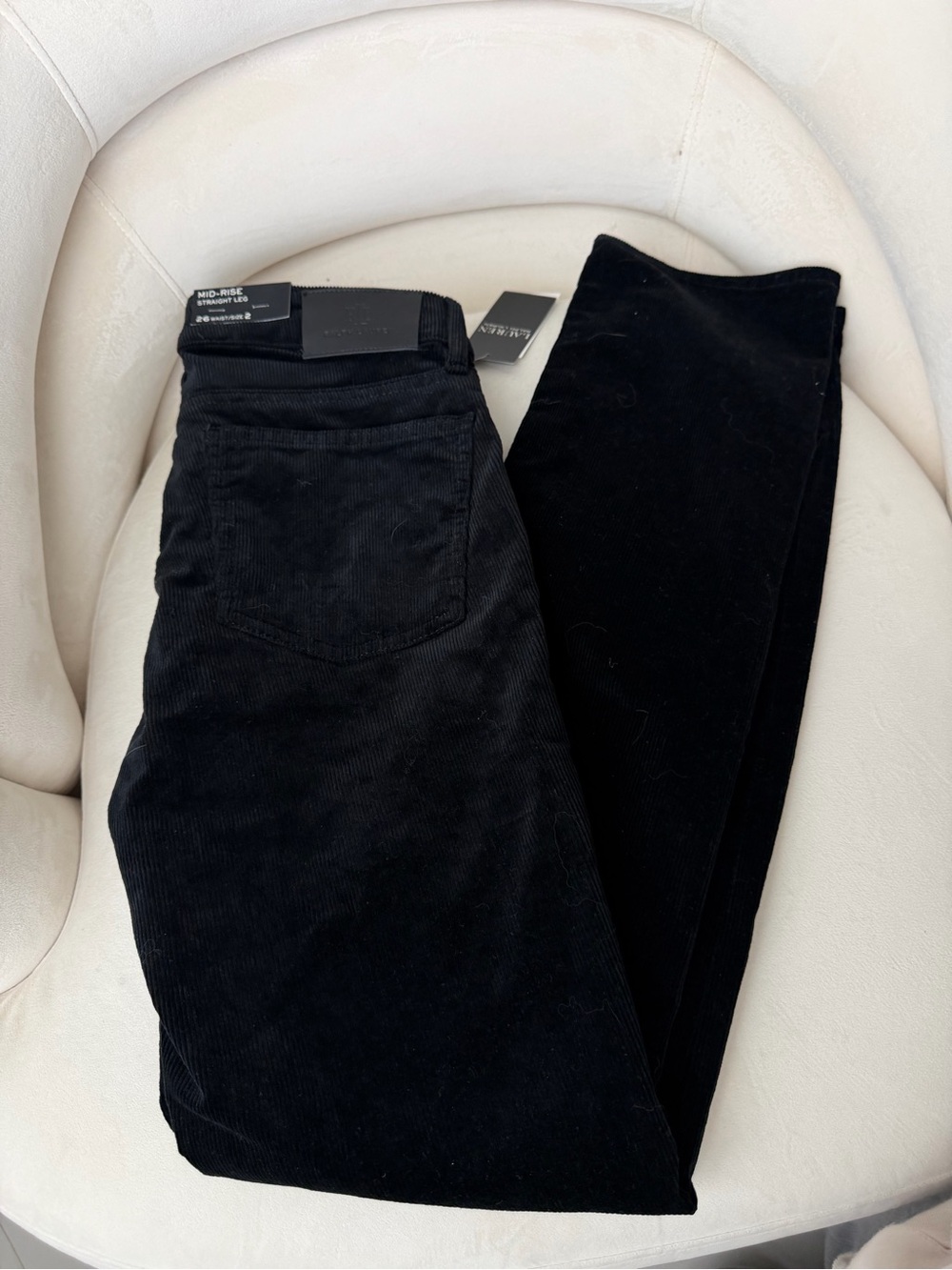 Woman’s Black Corduroy pants - Classic Fit
